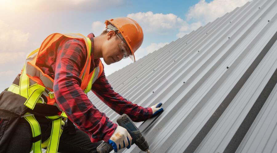 Professional metal roof installation in Houston, OH